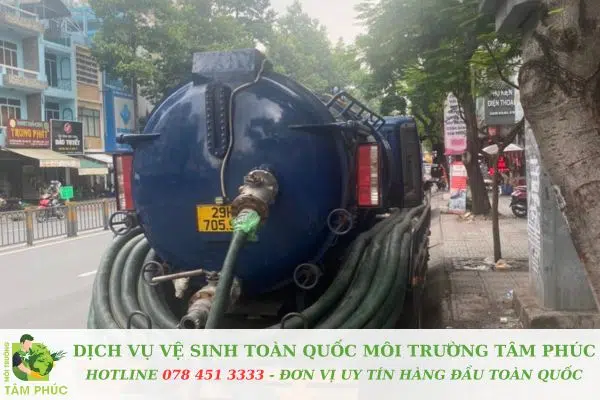 Hút hầm cầu tại Tiên Phước