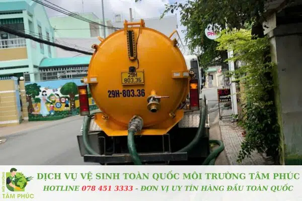 hút hầm cầu tại Trường Xuân