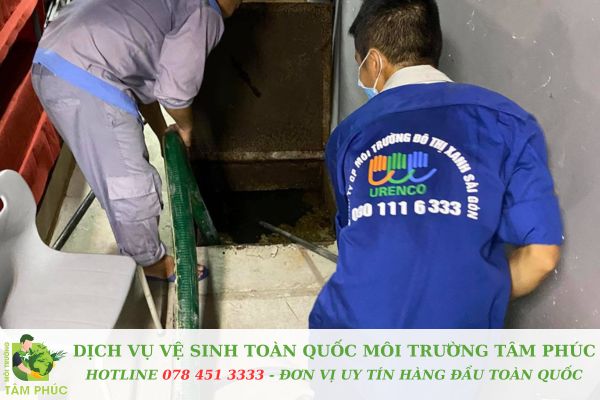 Dịch vụ hút bể phốt tại thị xã Đông Triều Môi Trường Tâm Phúc
