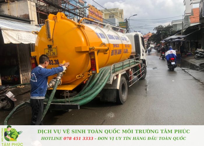 Hút bể phốt tại Chương Mỹ - Phương pháp hút bể phốt hiệu quả