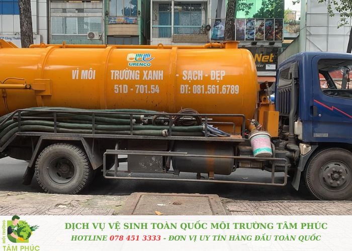 Hút bể phốt tại Đan Phượng - Tâm Phúc làm việc tận tâm