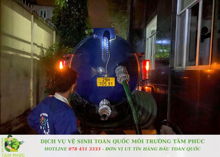 Hút bể phốt tại Đông Anh - Làm việc chuyên nghiệp, tận tâm