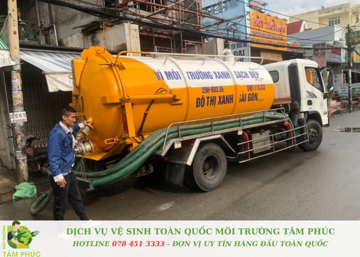 Hút bể phốt tại Hoàng Mai Môi Trường Tâm Phúc (8)