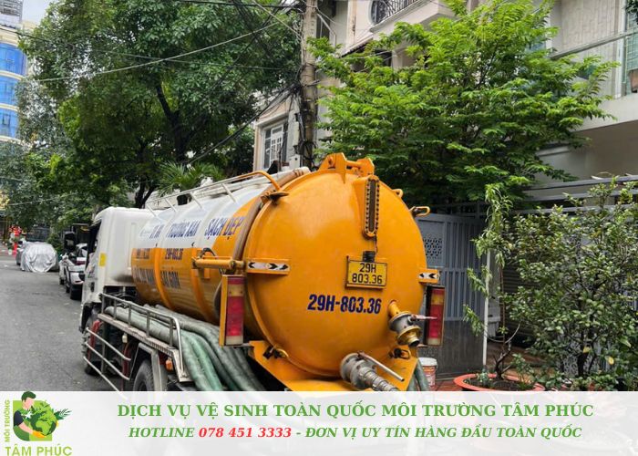 Hút bể phốt tại Sóc Sơn Sạch sẽ Không phát sinh 2 Hut be phot tai Soc Son Moi Truong Tam Phuc 3 -