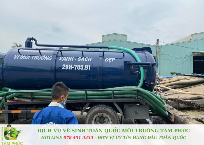 Hút bể phốt tại Thanh Oai Chuyên nghiệp Sạch 100% 8 Hut be phot tai Thanh Oai Moi Truong Tam Phuc 8 -