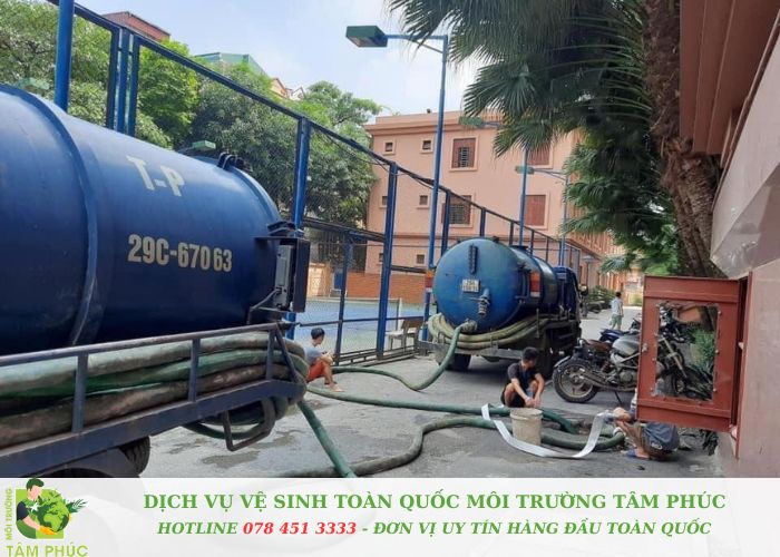 Hút Hầm Cầu Tại Châu Thành Trà Vinh - Giá Rẻ - BH Dài Hạn 5 Hut ham cau tai TP HCM Moi Truong Tam Phuc 5 -