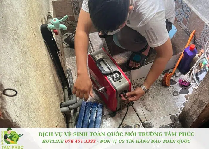 Thông tắc cống tại Thanh Trì Môi Trường Tâm Phúc