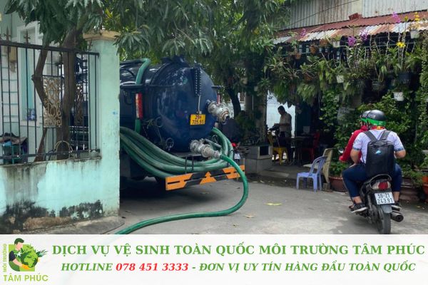 Hút hầm cầu tại Huyện Bình Chánh