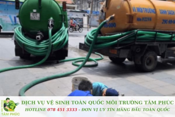 Hút hầm cầu tại Quận 8