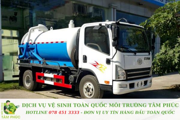 Hút hầm cầu tại Quận 8