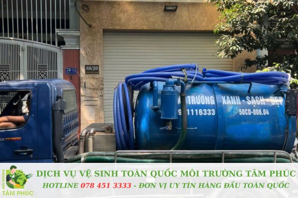 Hút hầm cầu tại Quận 8