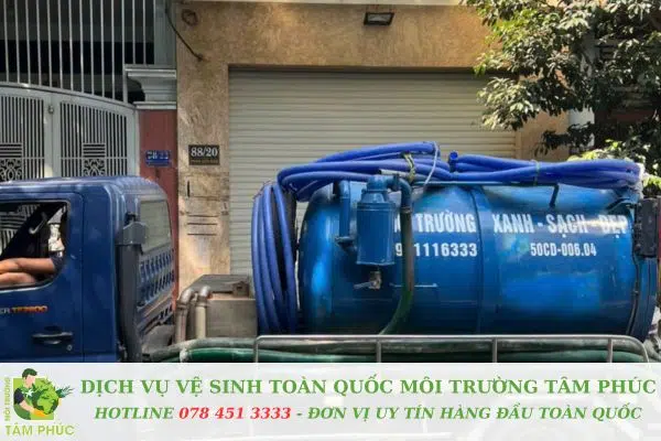 Hút hầm cầu tại Quận 8