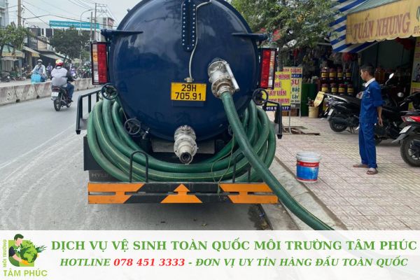 Hút hầm cầu tại Quận Bình Tân