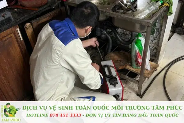 Thông cống nghẹt tại Quận 4