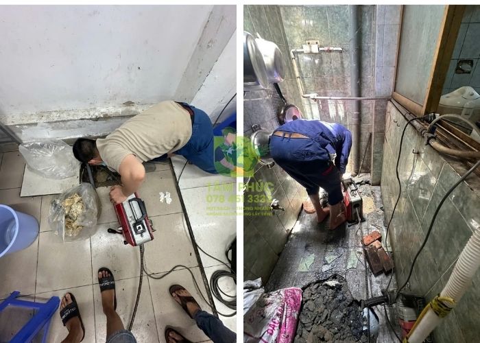 Thông Cống Nghẹt Tại Quận Phú Nhuận Uy Tín – Phục Vụ 24/7 4 Hình ảnh thực tế triển khai dịch vụ thông cống nghẹt tại Quận Phú Nhuận của Môi Trường Tâm Phúc