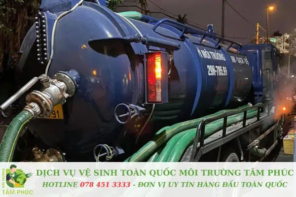 Hút bể phốt tại thành phố Uông Bí