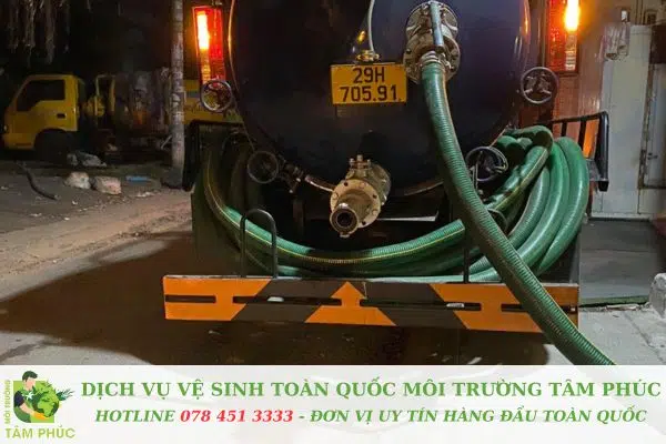 Hút bể phốt tại thành phố Uông Bí