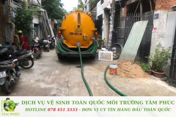 Hút bể phốt tại Vân Đồn