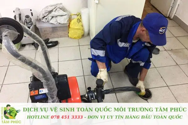 Thông tắc cống tại thành phố Cẩm Phả
