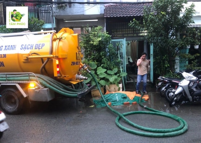 Hút hầm cầu tại Bù Đốp sạch trong 1 lần không tái nghẹt
