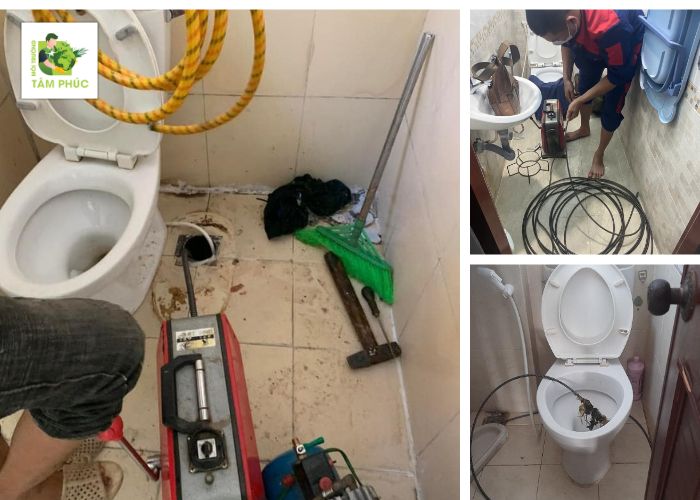Thông bồn cầu nghẹt tại Bù Đốp từ 100k