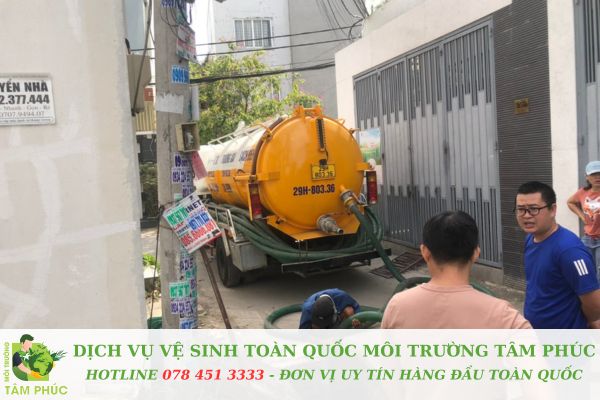 Hút hầm cầu tại Đông Giang