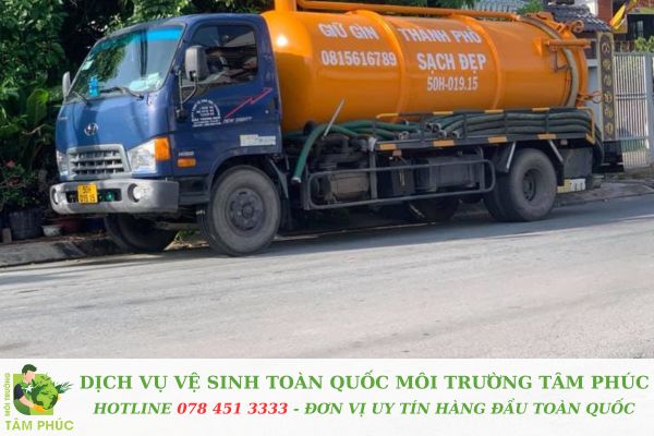 hút hầm cầu tại Đông Hải