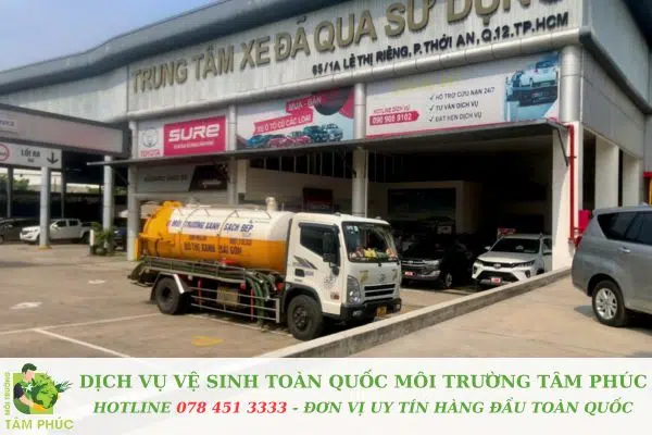 Hút hầm cầu tại Minh An