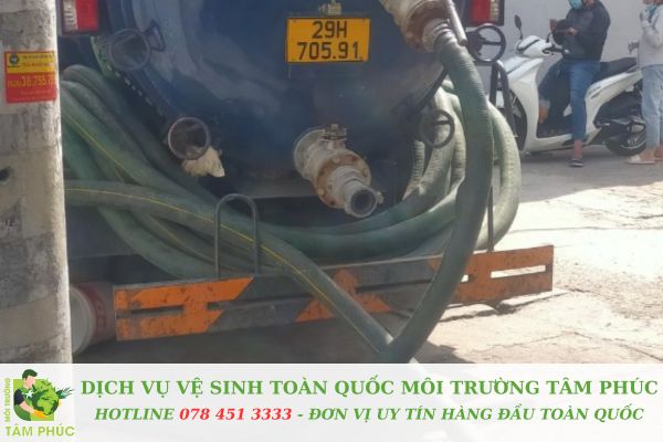 Hút hầm cầu tại Phước Mỹ