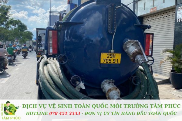Hút hầm cầu tại Phước Mỹ