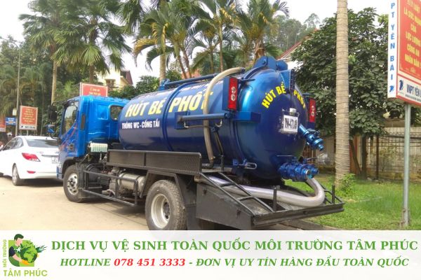 Hút hầm cầu tại Tân An