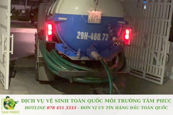 Hút hầm cầu tại Tây Giang 
