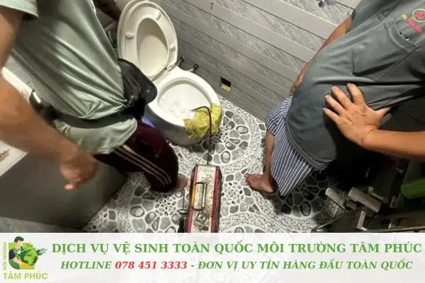 Thông bồn cầu nghẹt tại Bình Hòa