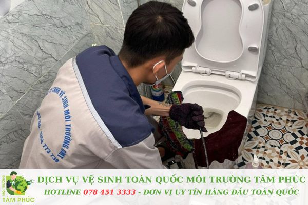 Thông bồn cầu nghẹt tại Cần Đăng