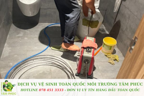 Thông bồn cầu nghẹt tại Thới Sơn