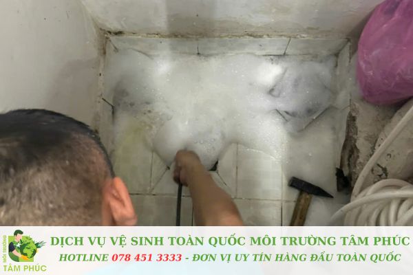 Thông cống nghẹt tại Long Mỹ