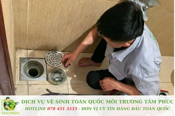 Thông cống nghẹt tại Tạ An Khương