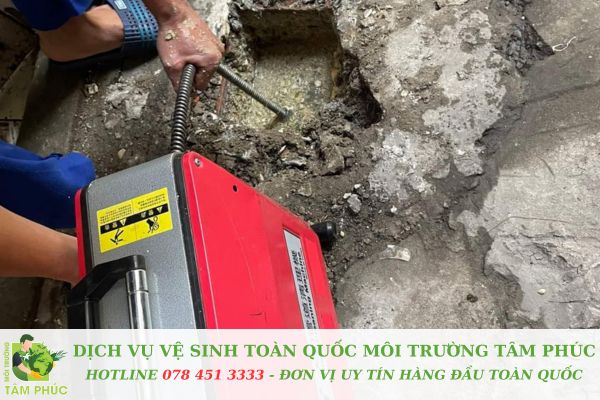 Thông cống nghẹt tại Vị Thanh