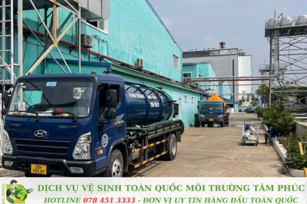 Hút bể phốt tại Bình Giang