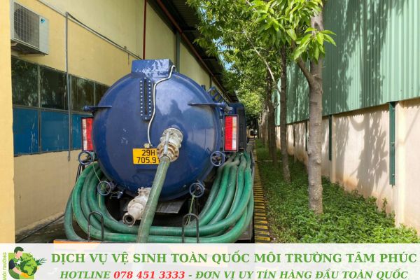 Hút bể phốt tại Cẩm Giàng