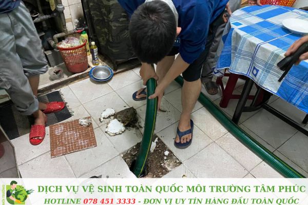 Hút bể phốt tại Cẩm Giàng