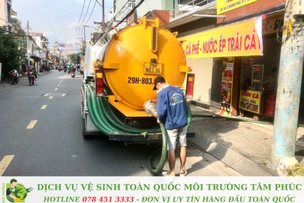 Hút bể phốt tại Cẩm Giàng