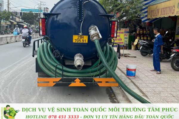 Hút bể phốt tại Gia Lộc