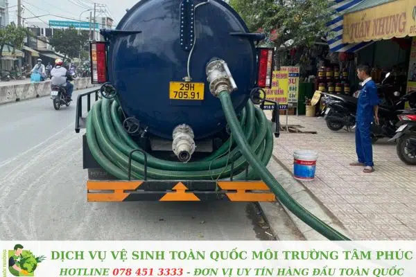 Hút bể phốt tại Gia Lộc