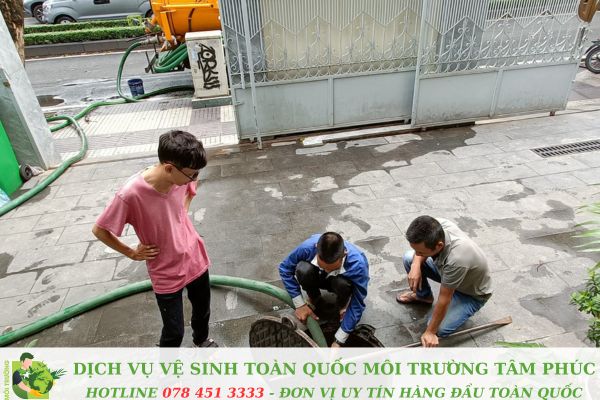 Hút bể phốt tại Kim Thành 