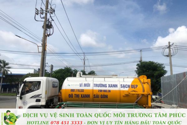 Hút bể phốt tại Kim Thành 