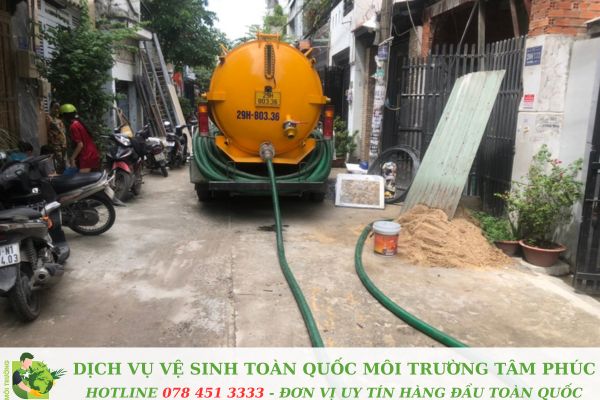 Hút bể phốt tại Kim Thành 