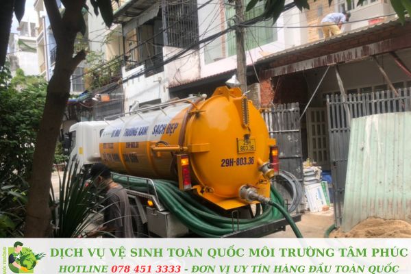 Hút bể phốt tại Kim Thành 