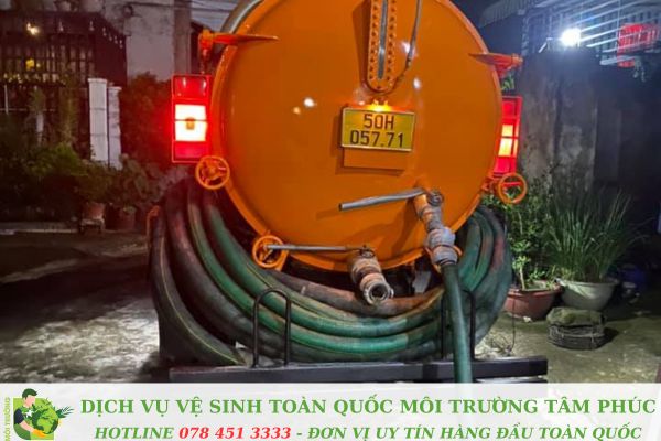 Hút bể phốt tại Nam Sách