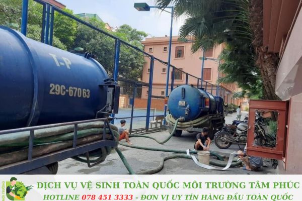 Hút bể phốt tại Nam Sách
